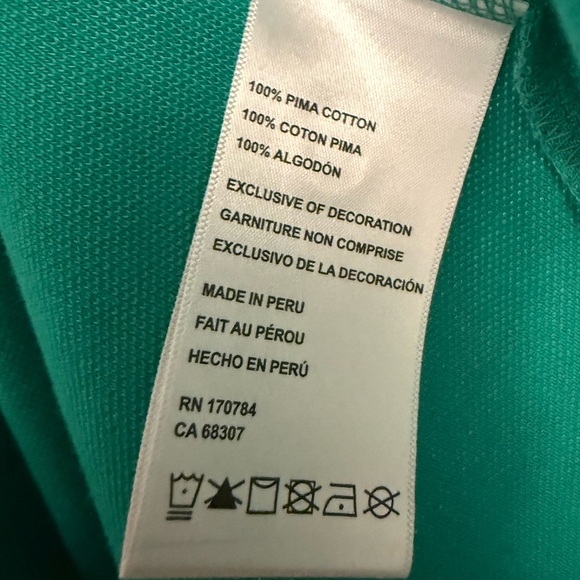 Psycho McBunny NWT Ridge Piqué Polo in Simply Green - Picture 7 of 8